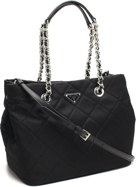 quilted prada bag with chain|prada tessuto nylon shoulder bag.